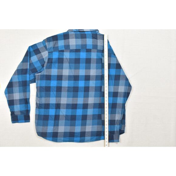 NEW Columbia Men's XXL/2TG Blue Plaid Button Down Whispering Bluffs Shirt - Picture 5 of 8